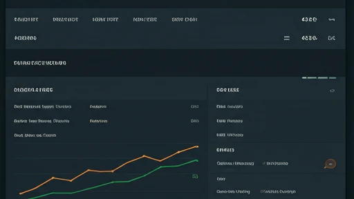 Abstract sleek dashboard interface displaying sales graphs, inventory metrics, and staff schedules in a clean grid layout