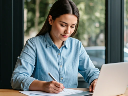 Manager looking at tablet analytics in a cafe